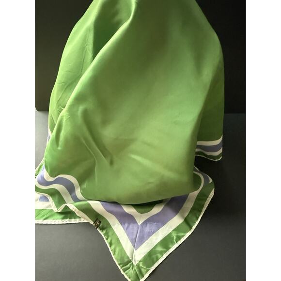 Vtg. Scarf Square Geometric 30” Mod Retro Career Multi-functional Deco - Picture 3 of 7